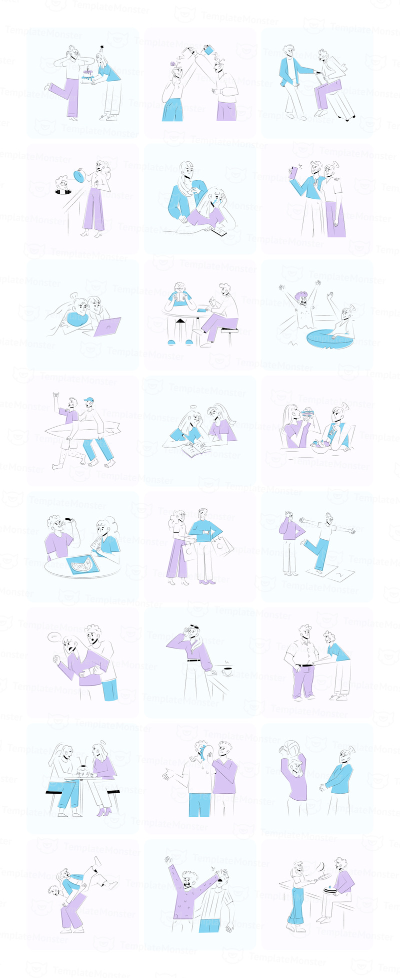 Social and Community Illustrations Bundle - Features Image 4