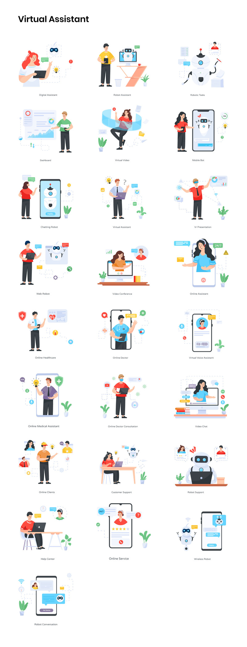350+ Character Illustrations Pack - Features Image 11