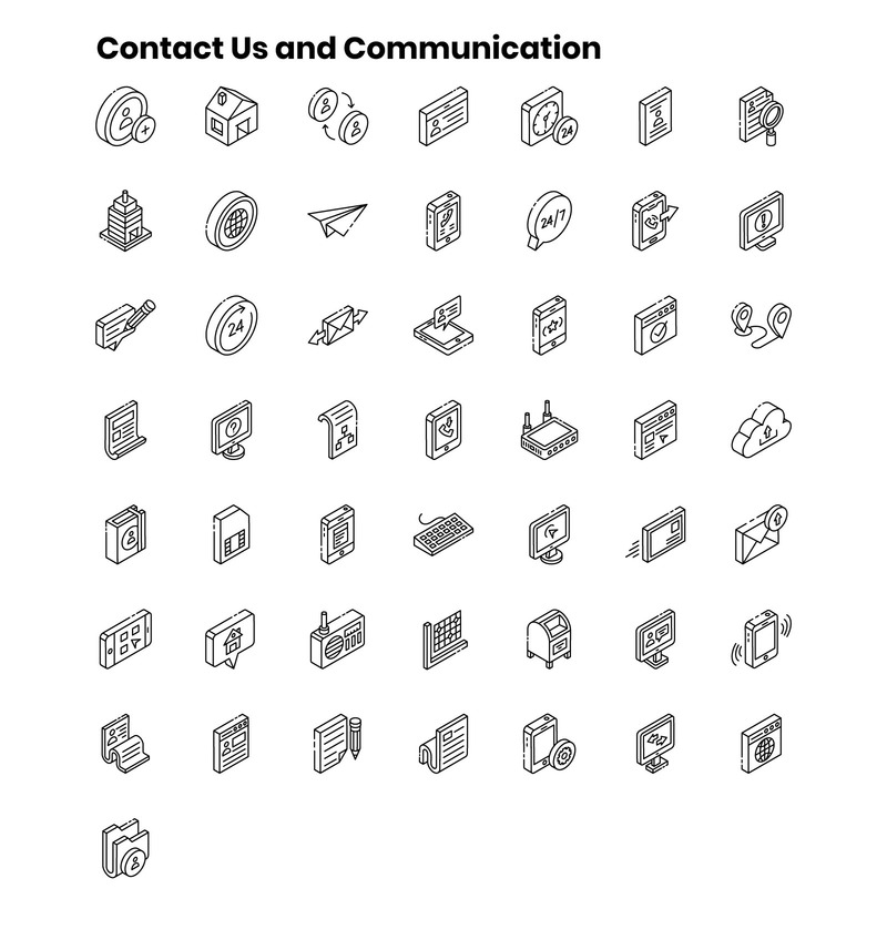 2000+ шаблонов изометрических иконок - Features Image 4
