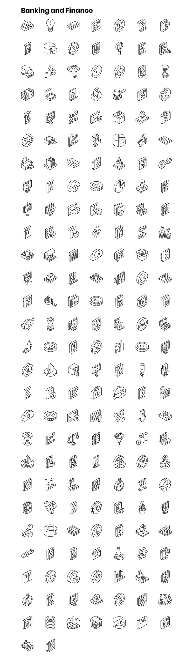 2000+ шаблонов изометрических иконок - Features Image 1