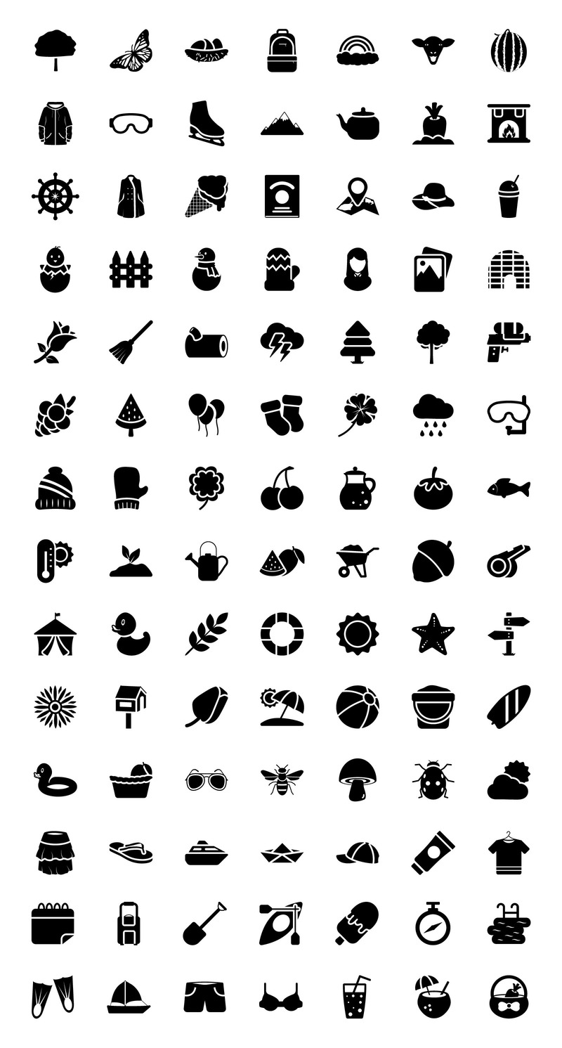 Seasonal Food and Accessories Icons - Features Image 2