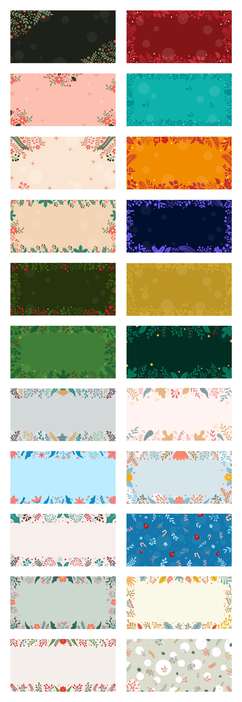 55 karácsonyi háttér vektor - Features Image 1