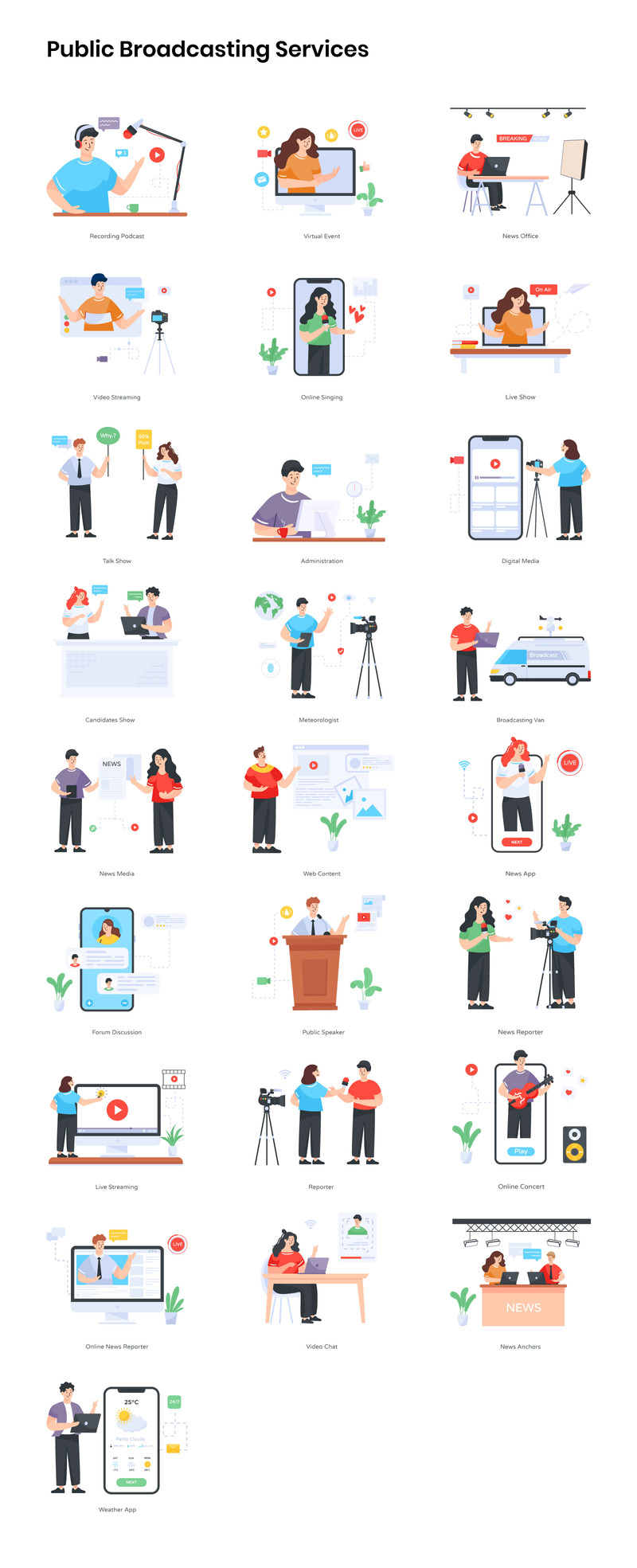 350+ Character Illustrations Pack - Features Image 8