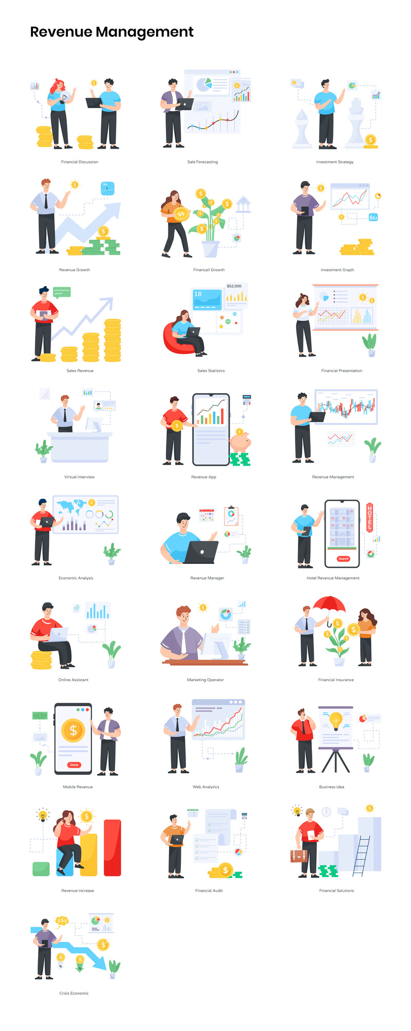 350+ Character Illustrations Pack - Features Image 9