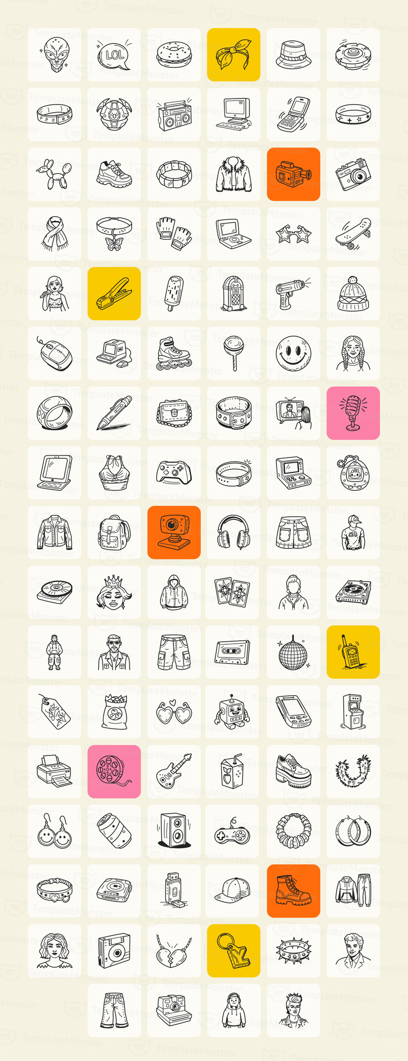 Y2k 手绘涂鸦集 - Features Image 1
