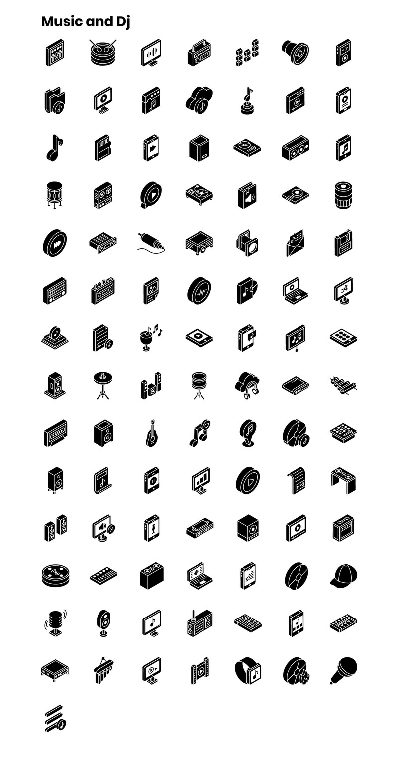 2000+ шаблонов изометрических иконок - Features Image 25