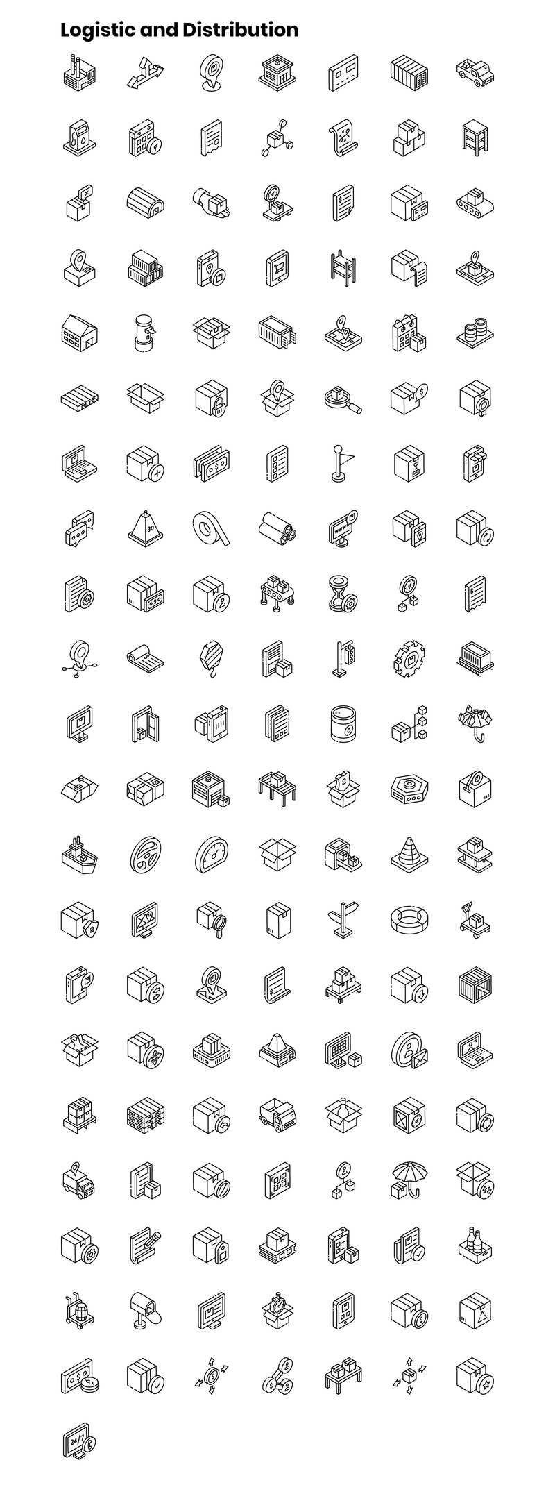 2000+ шаблонов изометрических иконок - Features Image 9