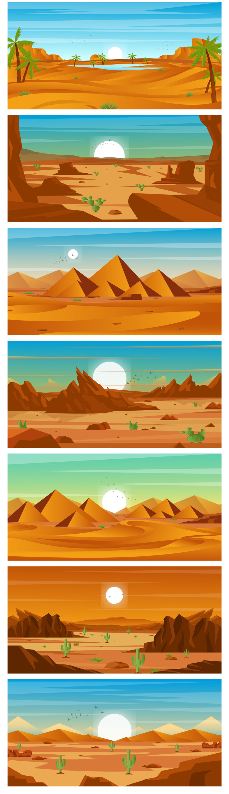 15 Desert Backgrounds Illustrations - Features Image 2