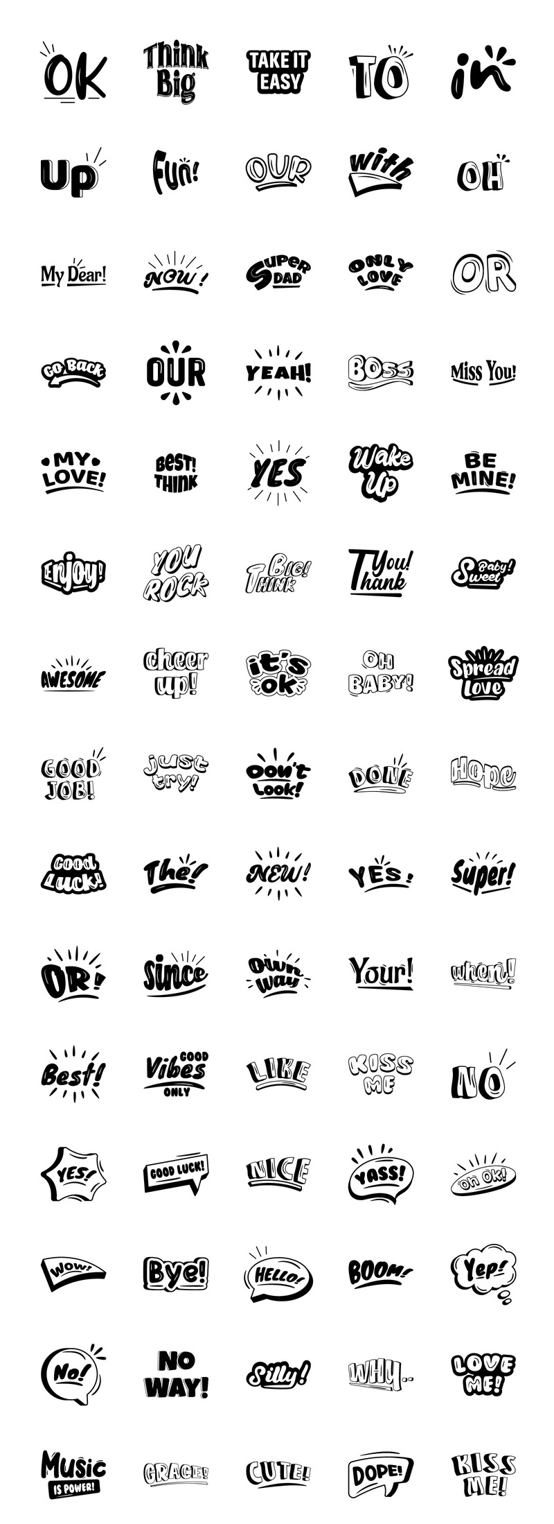 150 Catchwords – Glyph Vectors - Features Image 1
