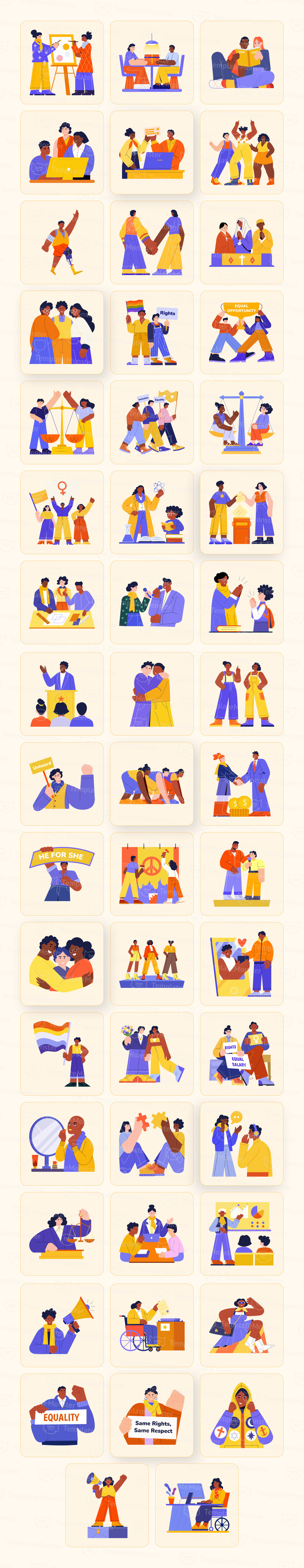 平等插图艺术集 - Features Image 1