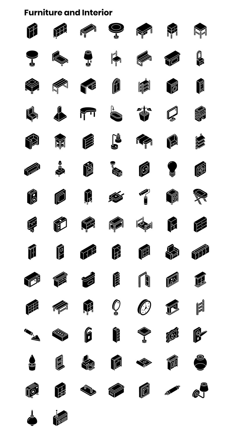 2000+ шаблонов изометрических иконок - Features Image 23