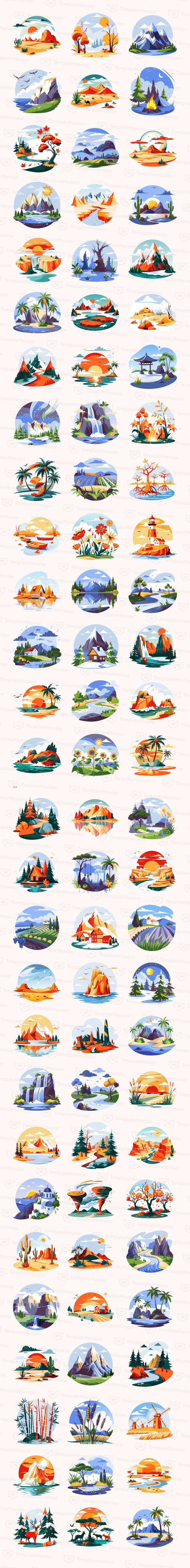 Nature Landscape Illustrations - Features Image 1