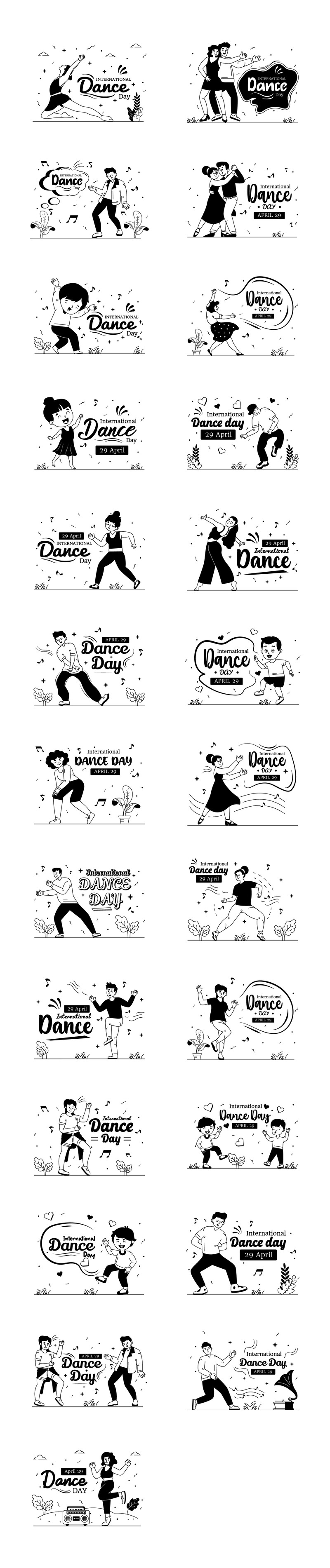 25 illustrationer av internationella dansdagen - Features Image 1