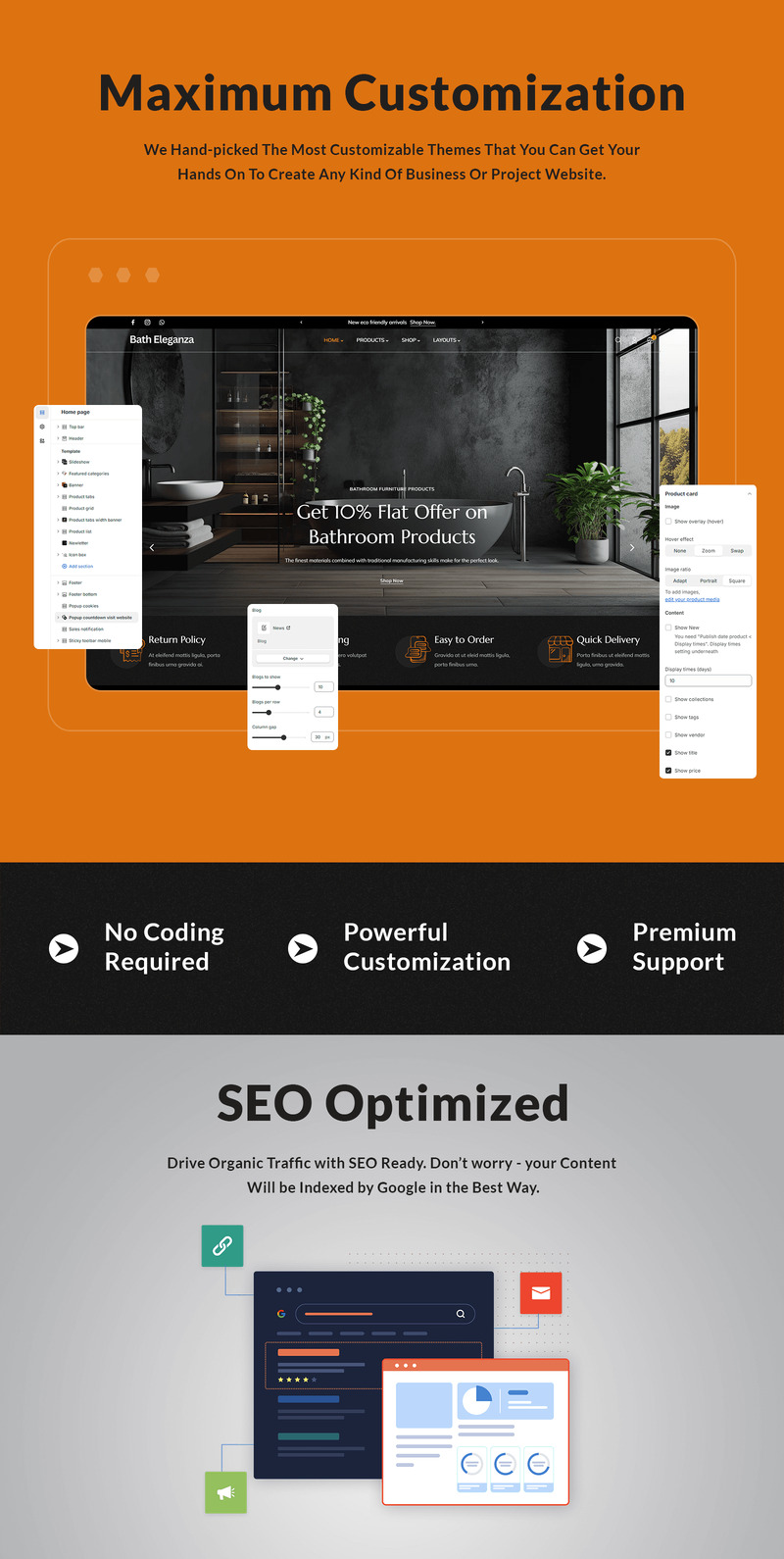 Bath Eleganza - Tema Shopify 2.0 per mobili da bagno - Caratteristiche Immagine 3