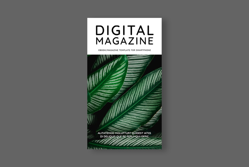 Digital Magazine Layout Template - Features Image 1