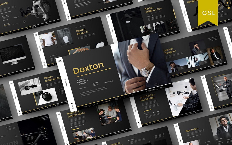 Dexton - Modello di diapositiva di Google aziendale - Caratteristiche Immagine 1