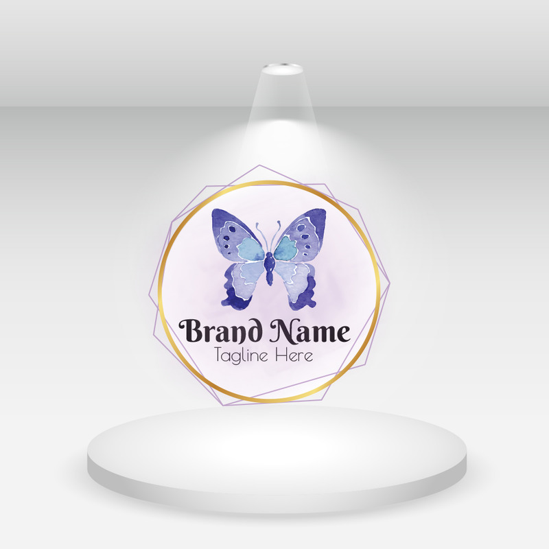 Butterfly vatten färger logotyp mall - Features Image 2