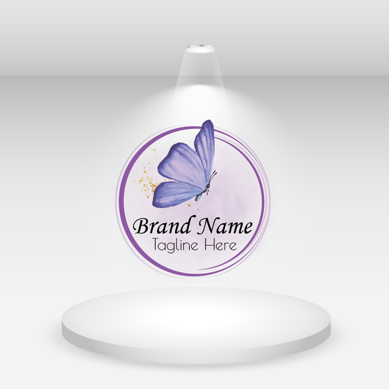 Modello logo farfalla acquarello - Caratteristiche Immagine 2