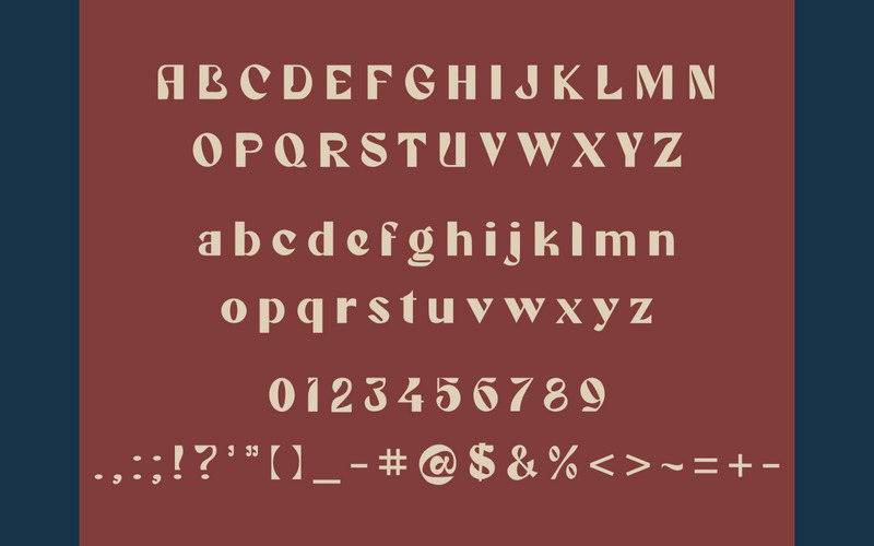 Progisty - Amazing Display Font - Features Image 2
