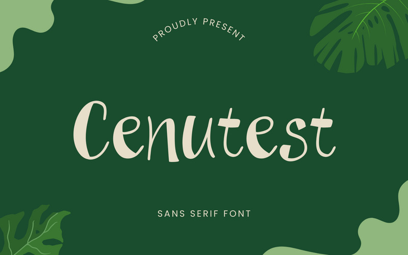 Cenutest - Beautiful Display Font - Features Image 1