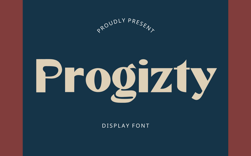 Progisty - Amazing Display Font - Features Image 1