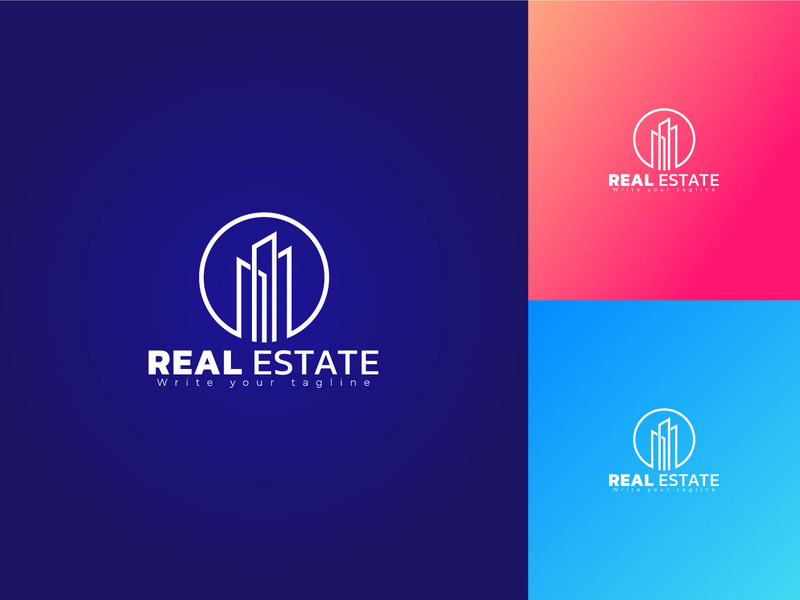 Minimales modernes Immobilien-Logo-Design - Eigenschaften Bild 1