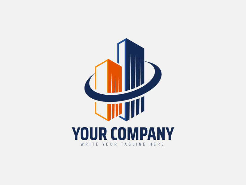 Immobilien-Logo-Design mit Gebäude - Eigenschaften Bild 1
