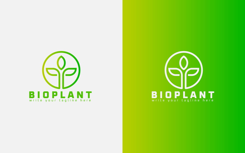 Bio Logo Design, Biologie, Eco, Vektorové Minimální Ikony Design - Features Image 1