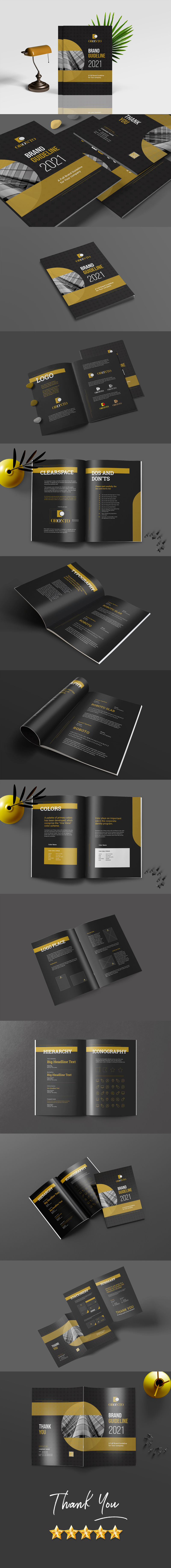 Brochure sur les lignes directrices de la marque Modèle d'identité d'entreprise - Caractéristiques de l’image 1