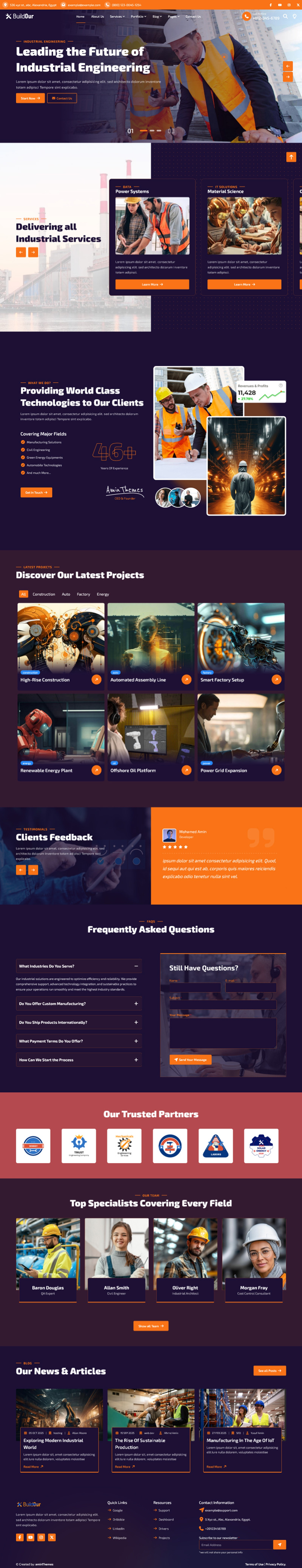 BuildOur - Fabriks- och industriell HTML- och Bootstrap 5-mall - Features Image 1