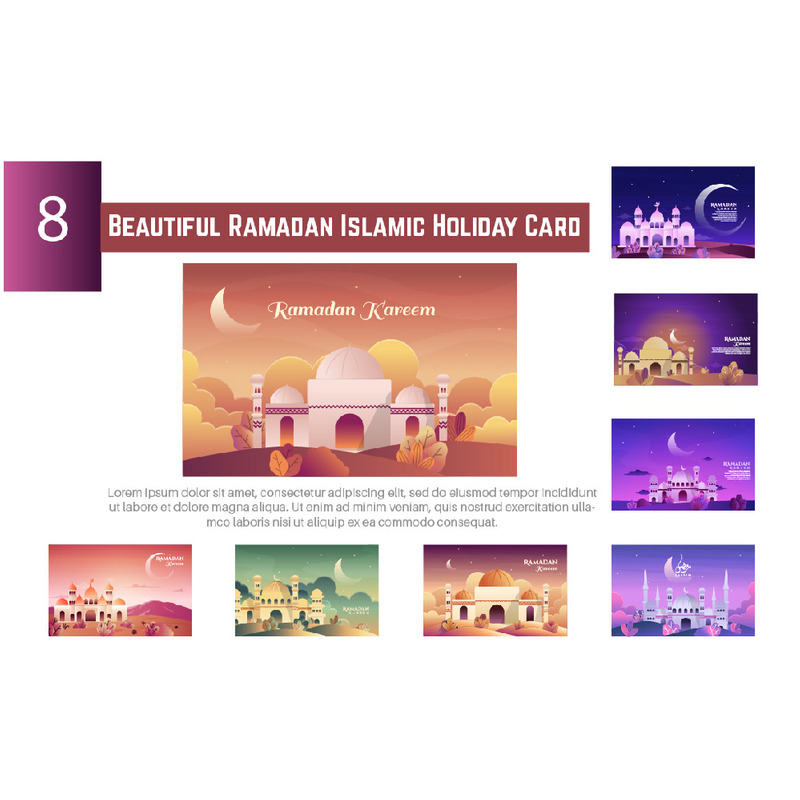 8 Vackra Ramadan islamiska julkort - Features Image 1