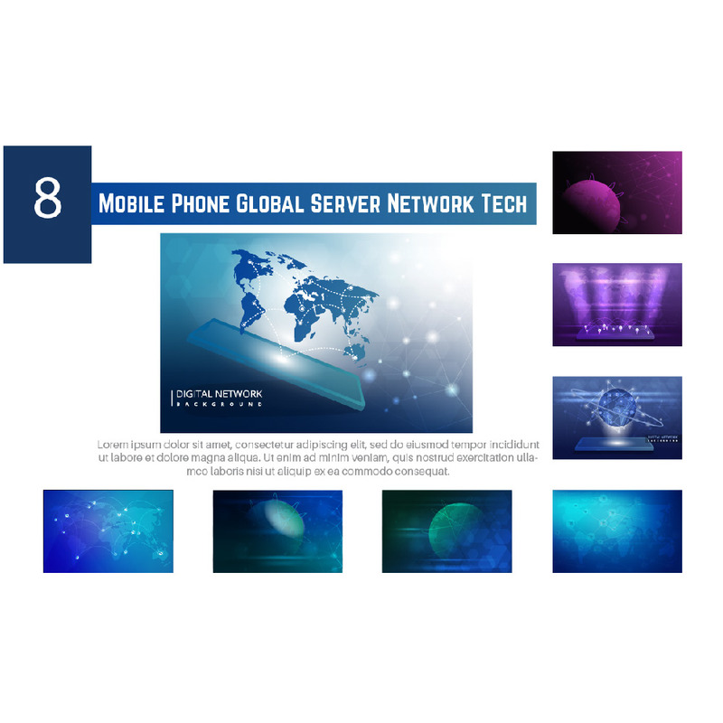 8 Mobiltelefon Global Server Network Tech - Features Image 1