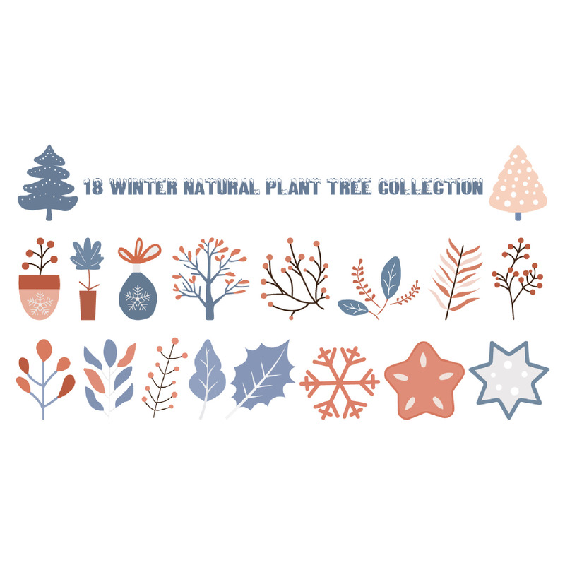 18 Vinter Natural Plant Tree Collection - Features Image 1