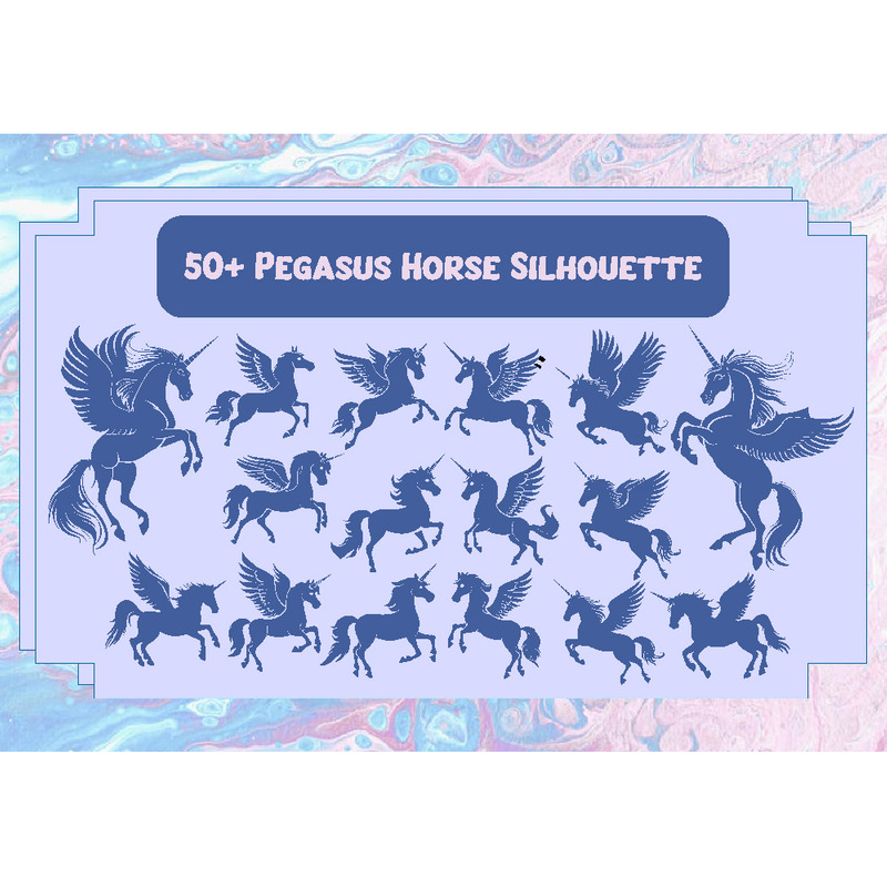 50+ Pegasus Horse Silhouette - Features Image 1