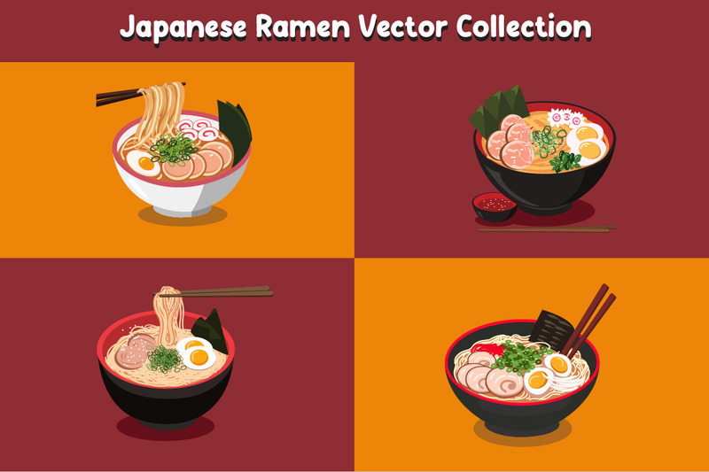 Japansk Ramen Vector Collection - Features Image 1