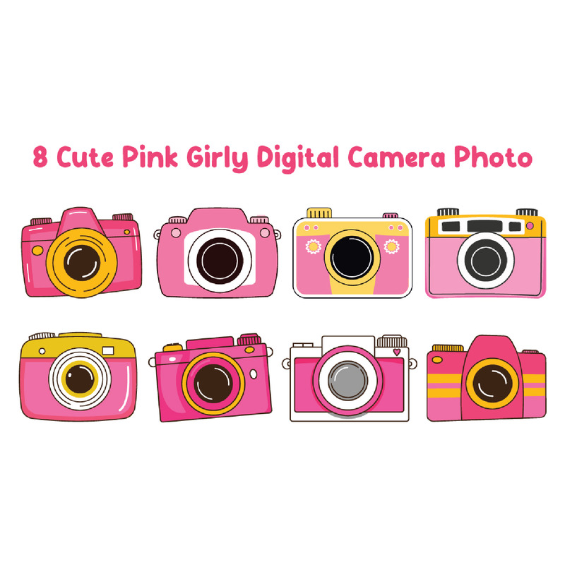 8 söta rosa tjejiga digitalkamerafoto - Features Image 1