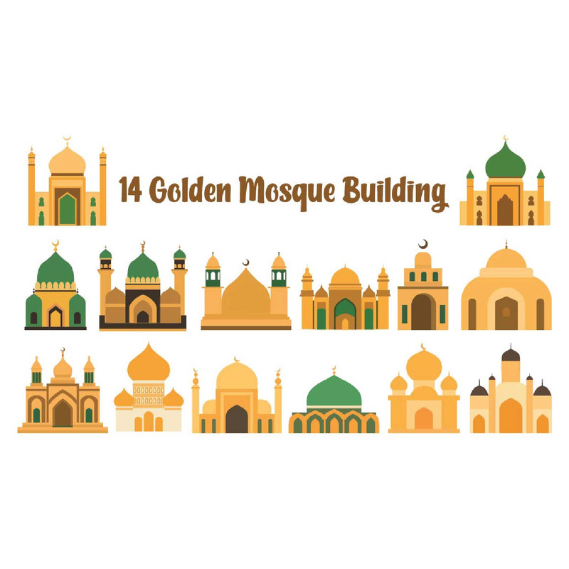 14 Gyllene moskén islamisk byggnad - Features Image 1