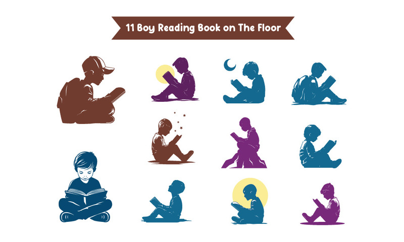 Boy Reading Book on The Floor - Features Image 1