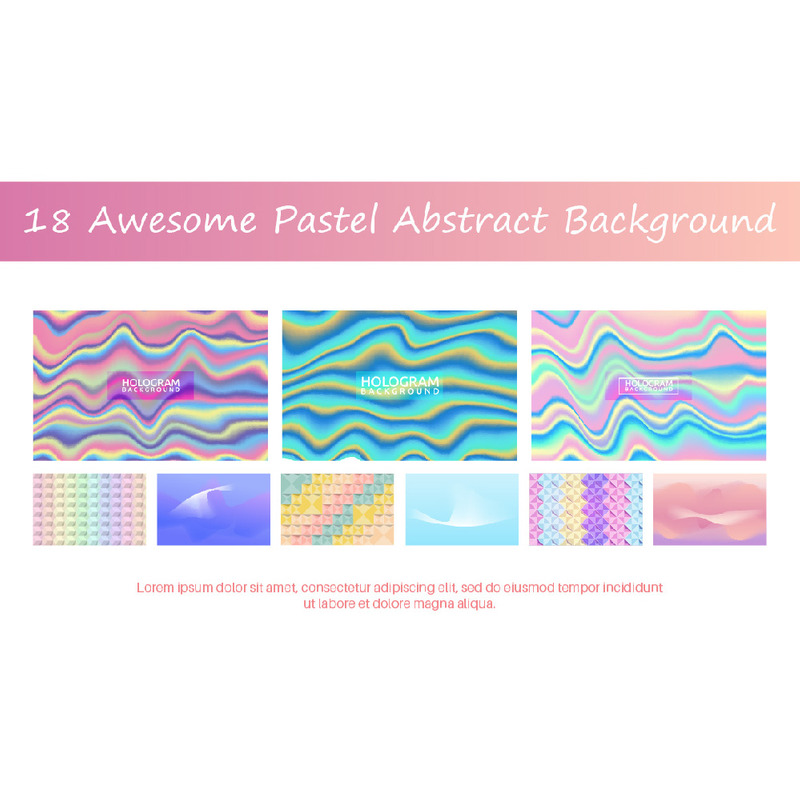 18 Awesome Pastell abstrakt bakgrund - Features Image 1