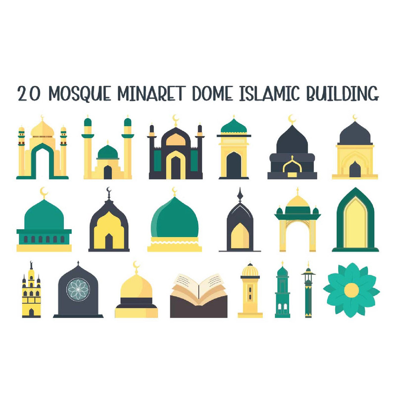 20 Mosque Minaret Dome Islamic Building - Features Image 1