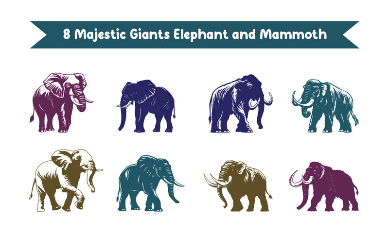 Magestic Giants Elephant and Mammoth - Features Image 1