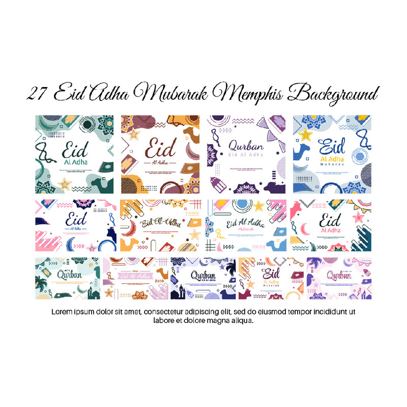 27 Eid Adha Mubarak Memphis Bakgrund - Features Image 1
