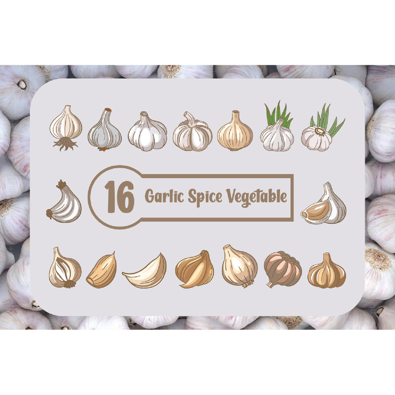16 Verdure per alimenti con spezie all'aglio - Caratteristiche Immagine 1