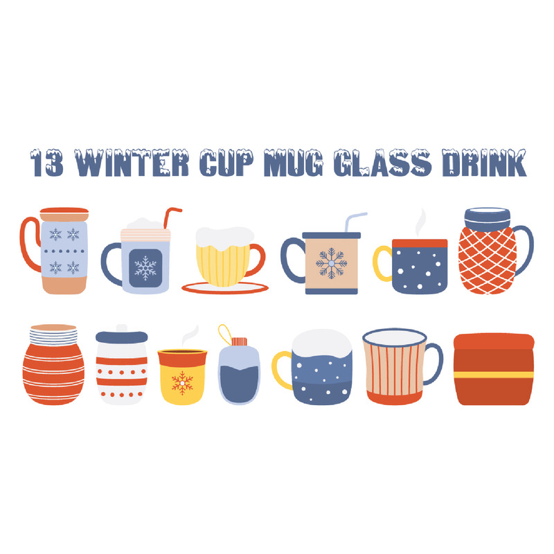13 Vinterkopp Mugg Glas Dryck - Features Image 1