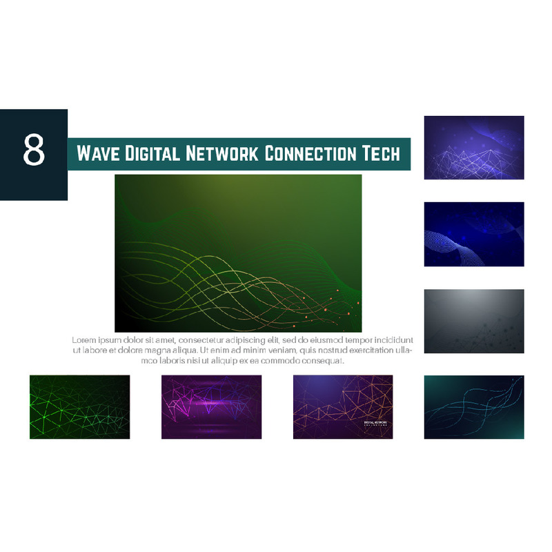 Tecnologia di connessione di rete digitale 8 Wave - Caratteristiche Immagine 1