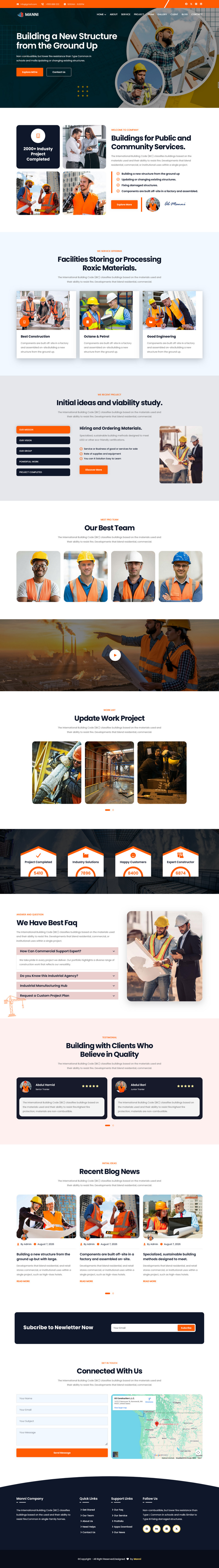 Maani – HTML-Vorlage für Bau- und Architekturbüros - Eigenschaften Bild 1