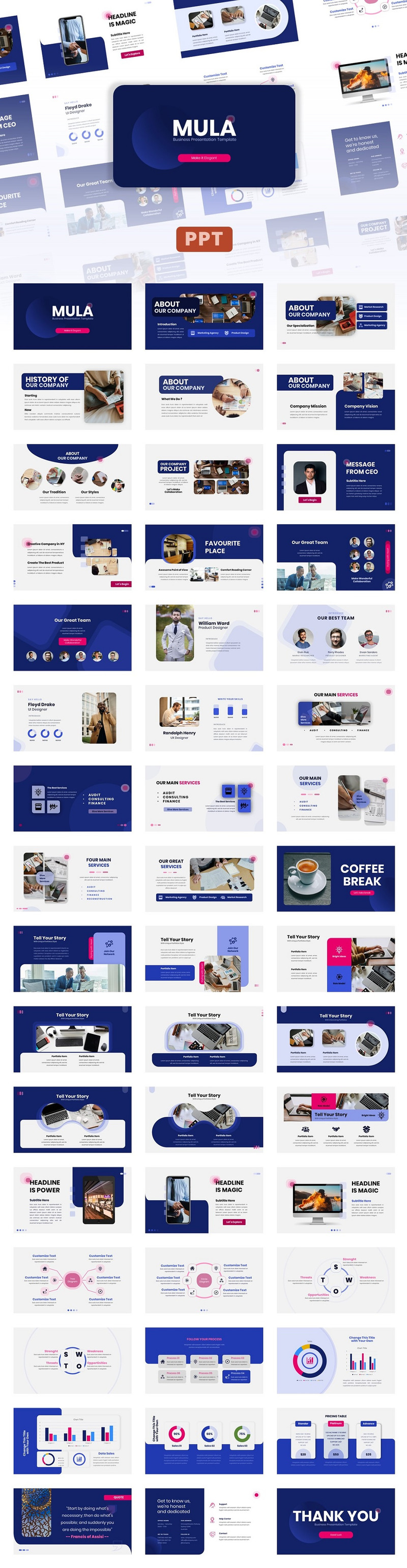 Mula – Business PowerPoint Template - Features Image 1