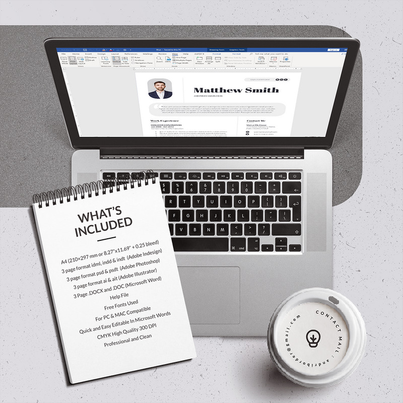 Curriculum moderno o modelli di CV - Caratteristiche Immagine 5