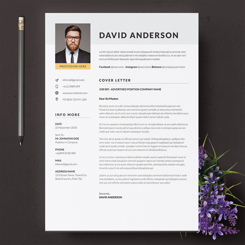 Simple Resume or CV Template - Features Image 3