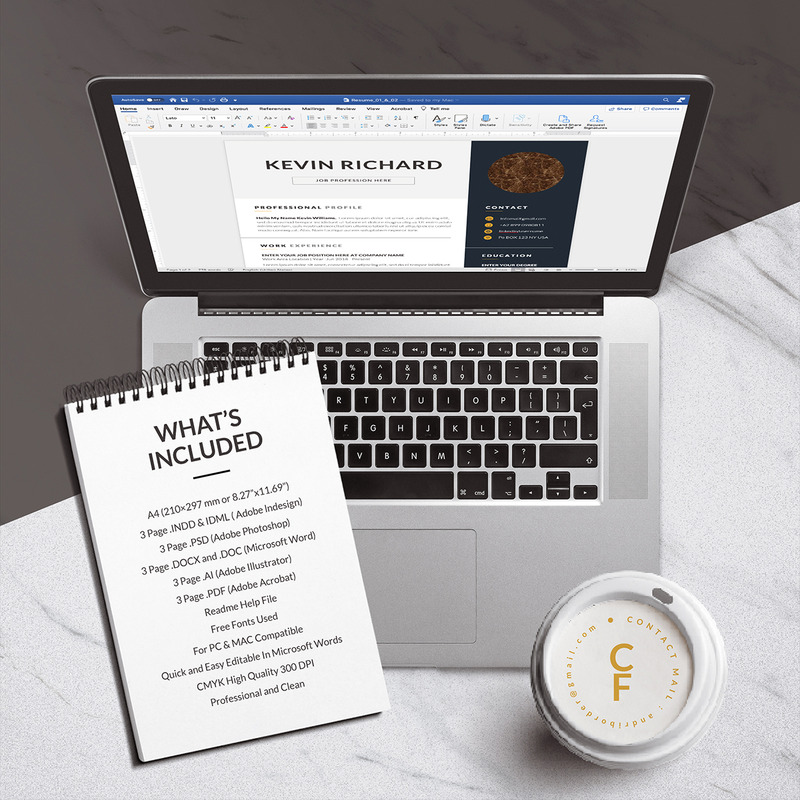 优雅的简历或简历模板 - Features Image 5